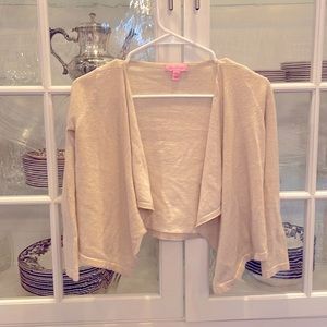 Lilly Pulitzer Girls drape neck sweater size large (8-10)